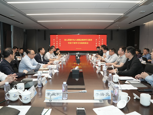 中国华亿在线党委深入贯彻中央八项规定精神学习教育 召开年轻干部学习交流座谈会